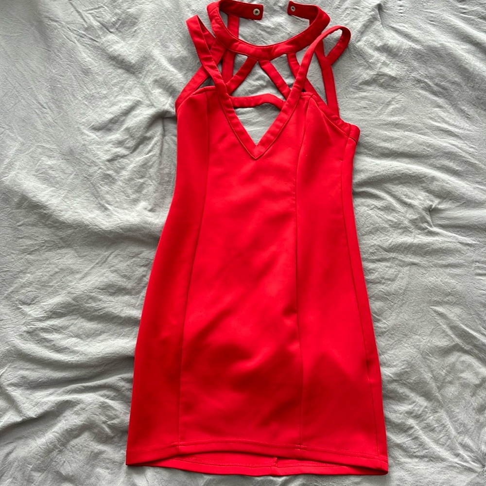 Tobi Red Bodycon